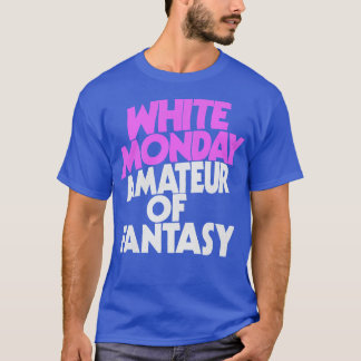 T-shirt Lundi Blanc Amateur D'Imaginaire Musique Parodie