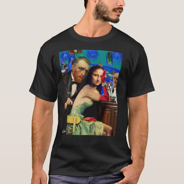 T-shirt Lundi bleu (Devant)