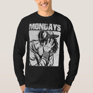 T-shirt Lundi Chuck Aimer Le Week-End Sarcastique Je détes