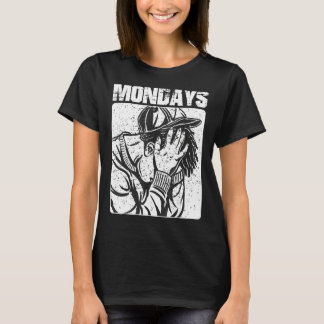 T-shirt Lundi Chuck Aimer Le Week-End Sarcastique Je détes