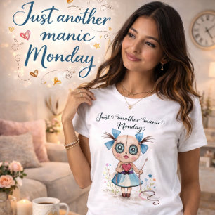 T-shirt Lundi manique pour poupée vaudou