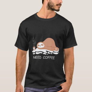 T-shirt Lundi Paresseux Travailleur Sérieux Drôle Paresseu