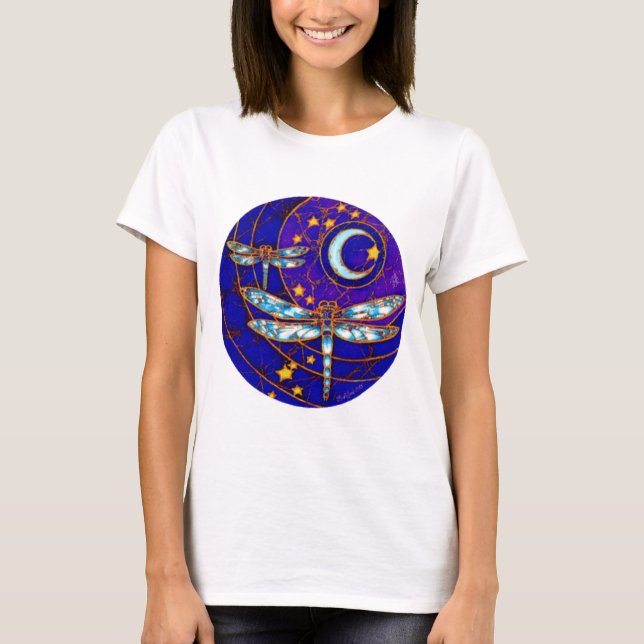T-shirt lune de libellule (Devant)