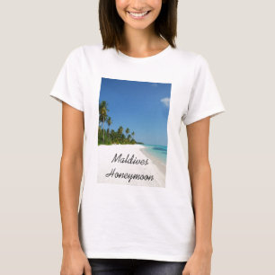 T-shirt Lune de miel des Maldives