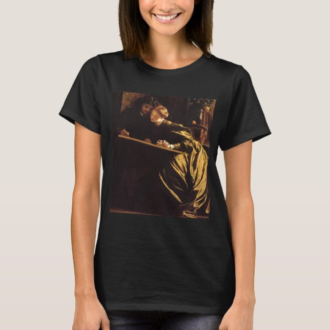 T-shirt Lune de miel du peintre par Lord Frederic Leighton (Devant)