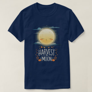 T-shirt Lune de récolte lunaire au milieu de la lune d'aut