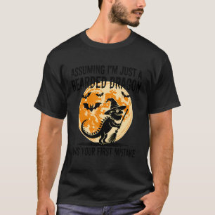 T-shirt Lune d'Halloween à la broche