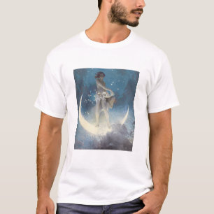 T-shirt Lune et étoiles