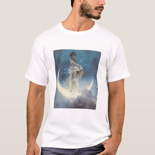 T-shirt Lune et étoiles (Devant)