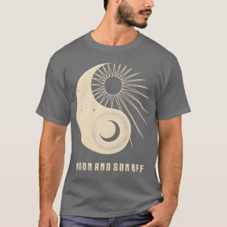 T-shirt Lune et soleil meilleurs amis pour toujours BFF ga