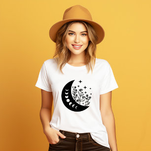 T-shirt Lune florale