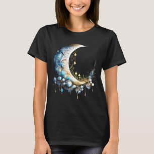 T-shirt Lune imaginaire nuit ciel élégant céleste 3D chic