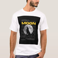 T-Shirt Lune & Loup – Tee Graphique Nature Mystiqu