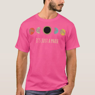 T-shirt Lune Lunaire vintage Son Design Rétro Juste Une Ph