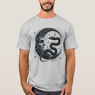 T-shirt Lune serpent