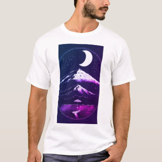 T-shirt lune tendance T-shirt lune