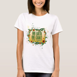 T-shirt L'une terre une occasion