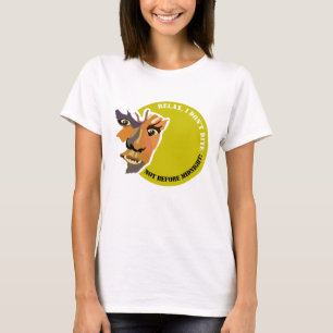 T-shirt Lune Wolf, Relax, je ne mord pas