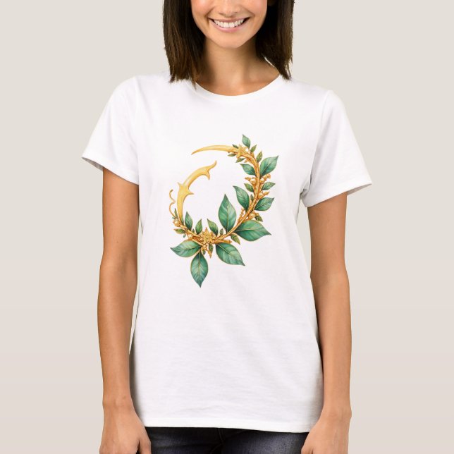 T-shirt Lune Wreath (Devant)