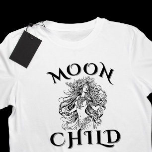 T-shirt LuneEnfant Floral Couronne Divine Feminine