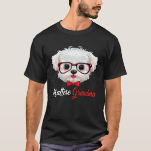 T-shirt Lunettes de bandeau de grand-mère maltaise