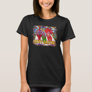T-shirt Lunettes de poulet cool Fermier de poulet Joyeuse