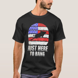 T-shirt Lunettes de soleil 14 juillet je suis juste là pou