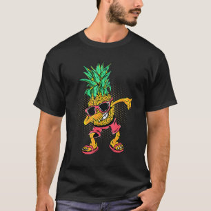 T-shirt Lunettes de soleil à ananas Dabbing Aloha Plages H