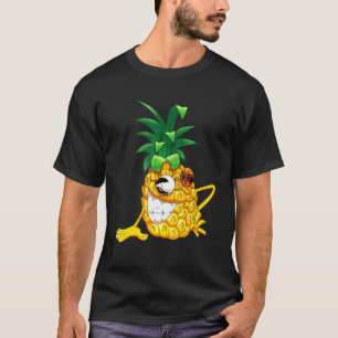 T-shirt Lunettes de soleil à l'ananas Plages d'Aloha Hawai