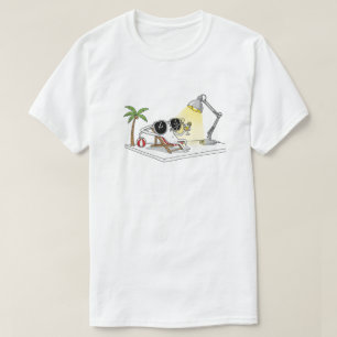 T-shirt Lunettes de soleil amusantes sur le dessin animé  