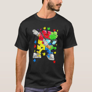 T-shirt Lunettes de soleil Autism Awareness à pièce de puz