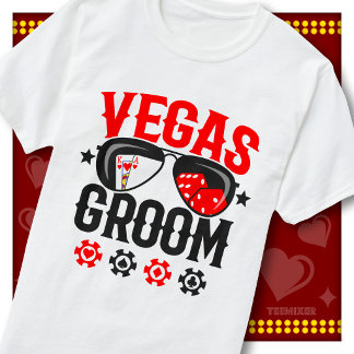 T-shirt Lunettes de soleil avec dés de casino pour enterre