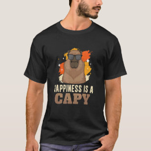 T-shirt Lunettes De Soleil Capybara cool Pour Un Rongeur C