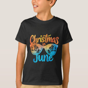 T-shirt Lunettes de soleil Christmas In June Vacances d'ét