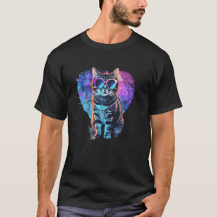 T-shirt Lunettes de soleil cœur coloré pour la Saint-Valen