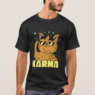 T-shirt Lunettes de soleil Cool Cats Karma Drôle