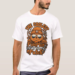 T-shirt Lunettes de soleil Coolest Pumpkin Patch Halloween