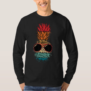 T-shirt Lunettes de soleil d'ananas hawaïennes tropicales