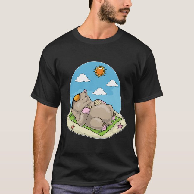 T-shirt Lunettes de soleil de plage Mole Été (Devant)