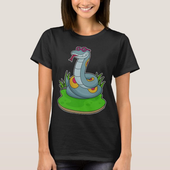 T-shirt Lunettes de soleil de serpent (Devant)