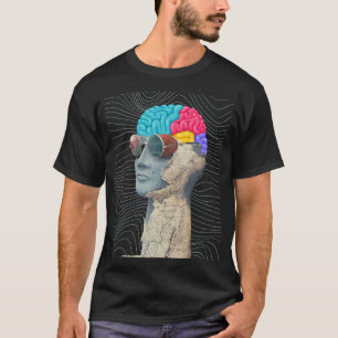 T-shirt Lunettes de soleil du cerveau sculpté au-delà de l