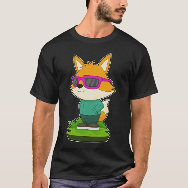 T-shirt Lunettes de soleil Fox (Devant)