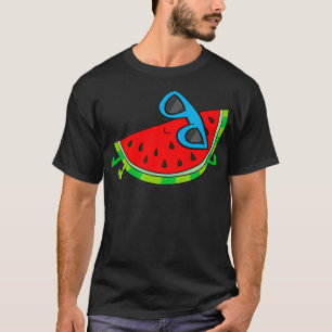 T-shirt Lunettes De Soleil Fruit Été Mélon Sur Pâque 