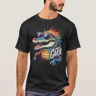 T-shirt Lunettes de soleil Gator Alligator