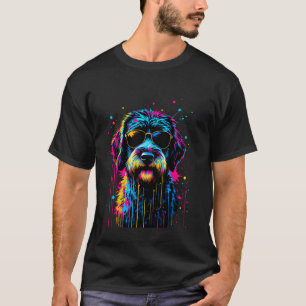 T-shirt Lunettes de soleil Labradoodle Labradoodl Coloré P