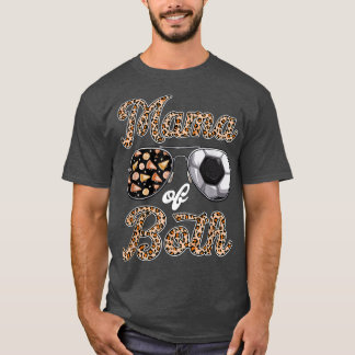 T-shirt Lunettes de soleil léopard Cheval Maman Soccer Mam