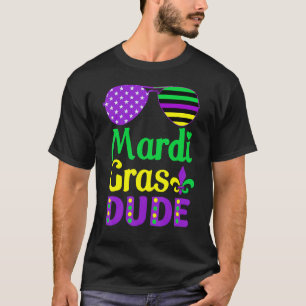 T-shirt Lunettes de soleil Mardi Gras Dude