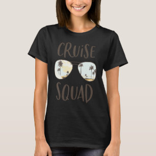 T-shirt Lunettes de soleil Ocean Sunset Cruise Ship V