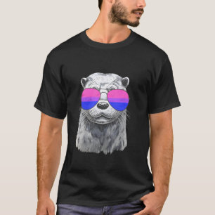 T-shirt Lunettes de soleil Otter Transgender Pride