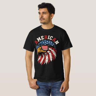 T-shirt Lunettes de soleil patriotiques American Eagle